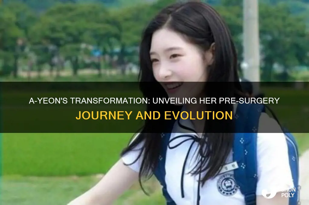 a-yeon before plastic surgery