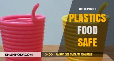 Exploring the Safety of 3D Printed Plastics for Food Contact