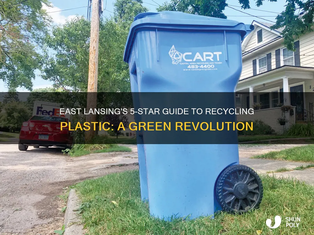 are 5 plastics recyclable in east lansing mi