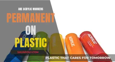 Acrylic Markers: Permanent on Plastic?