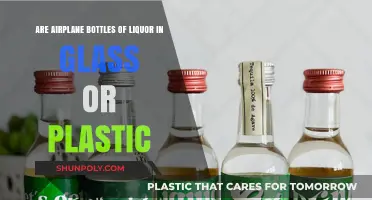 Glass or Plastic: Unveiling the Truth About Airplane Liquor Bottles