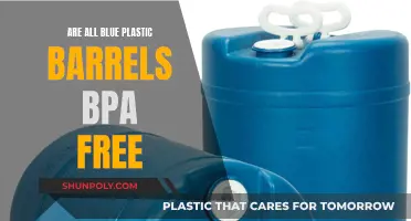Blue Plastic Barrels: BPA-Free or Not?