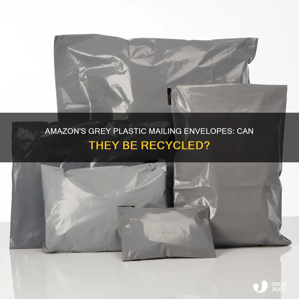 are amazon grey plastic mailing envelopes recyclable