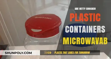 Microwaving Betty Crocker Plastic Containers: Safe or Not?