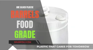 Black Plastic Barrels: Safe for Food Storage?
