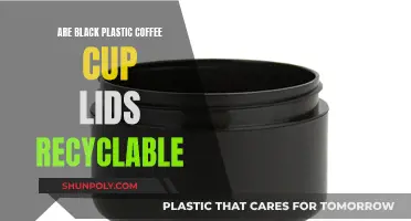 Black Plastic Coffee Cup Lids: Are They Recyclable?