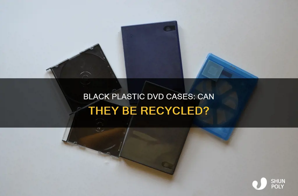 are black plastic dvd cases recyclable