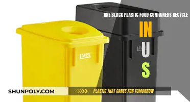 Black Plastic Food Containers: U.S. Recycling Mystery