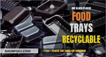 Black Plastic Food Trays: Can They Be Recycled?