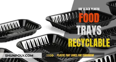 Black Plastic Food Trays: Are They Recyclable?