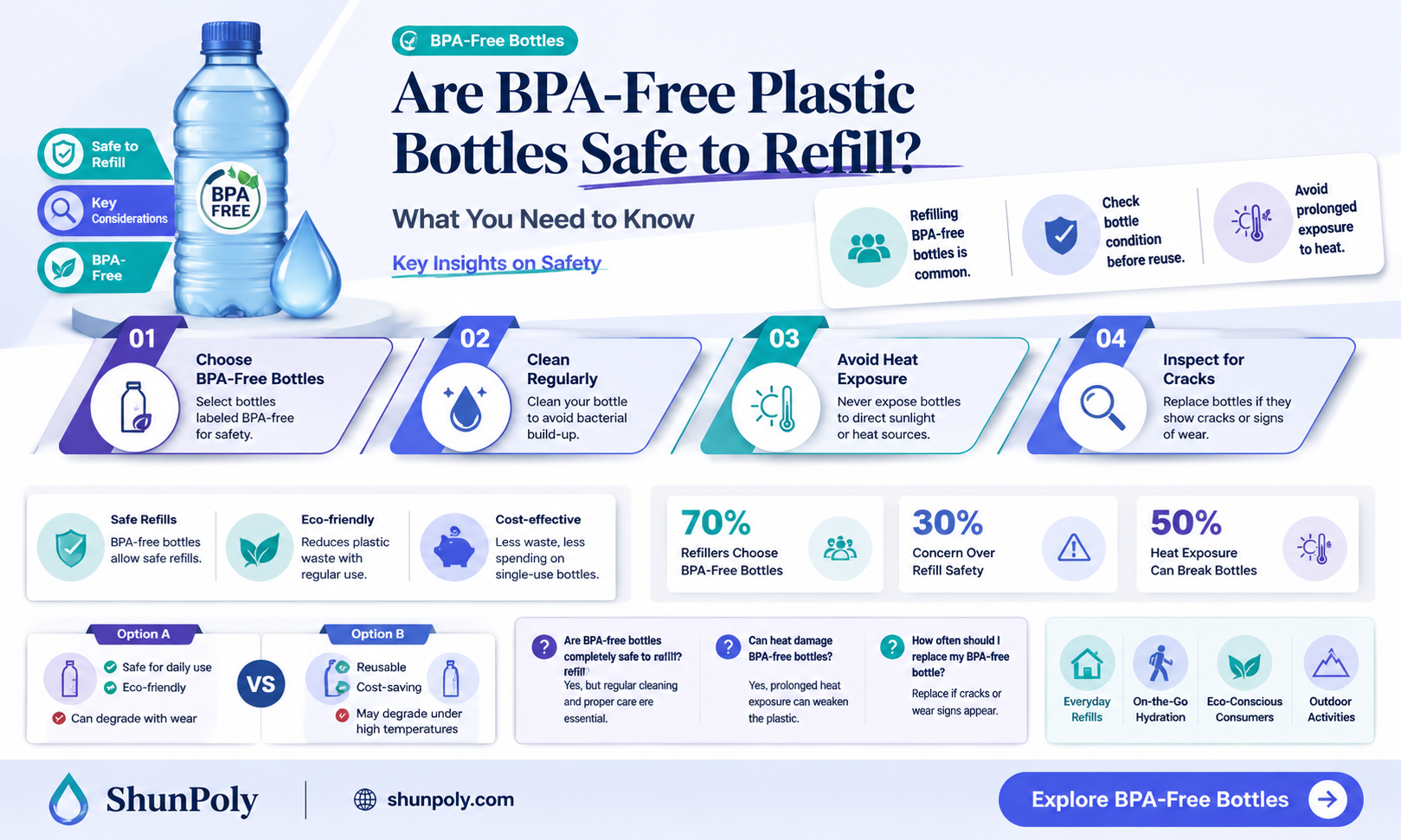 are bpa free plastic bottles safe to refill