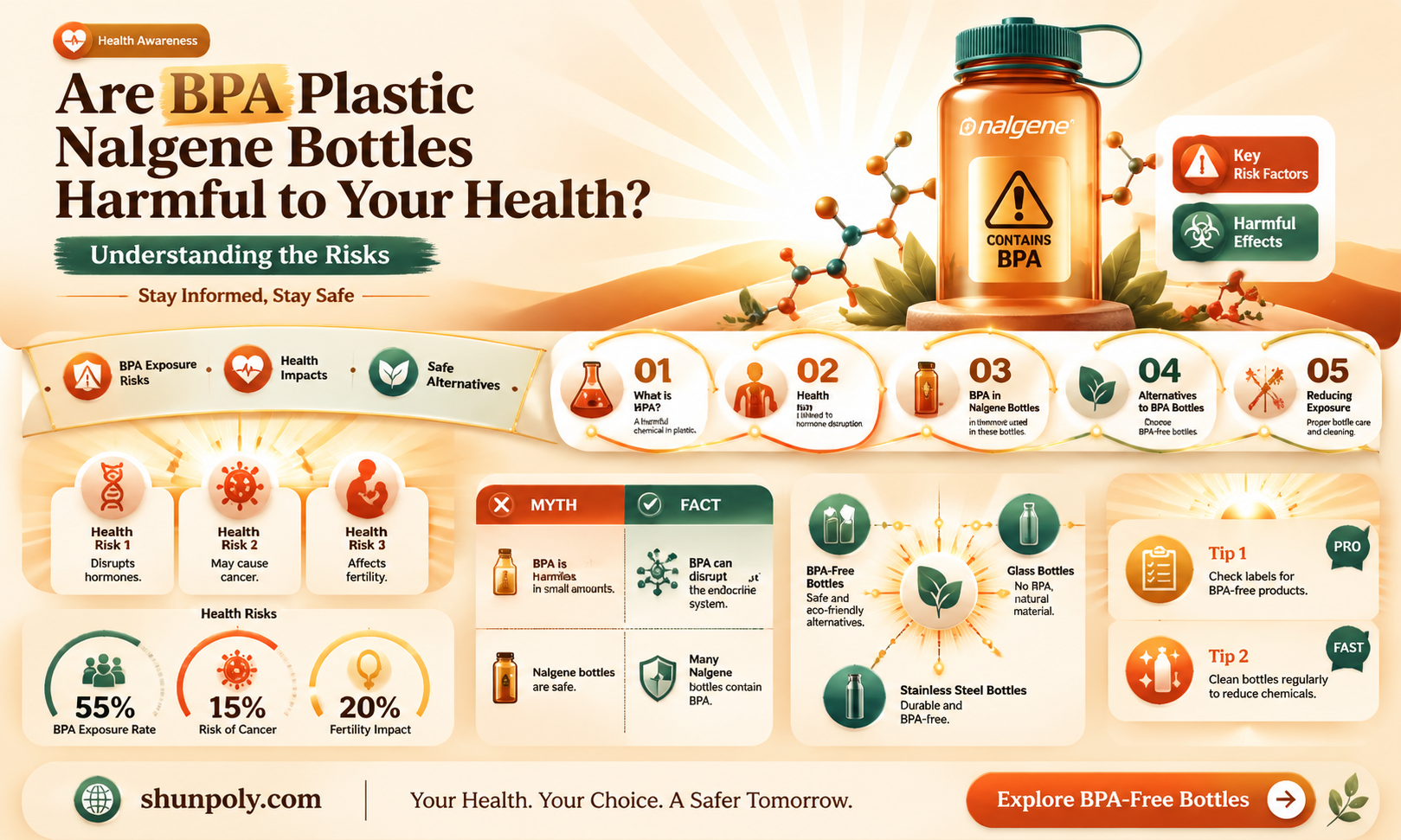 are bpa plastic nalgene bottles bad for you