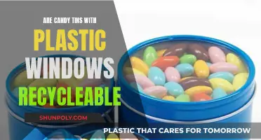 Can Candy Tins with Plastic Windows Be Recycled?