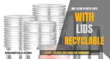 Clear Plastic Cups: Can They Be Recycled with Lids?