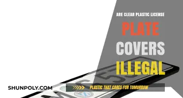 Are Clear Plastic License Plate Covers Illegal? What You Need to Know