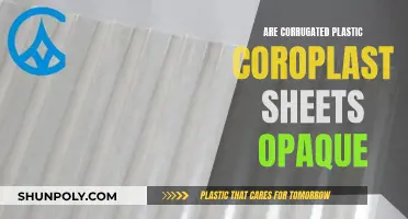 Corrugated Plastic Sheets: Opaque or Not?