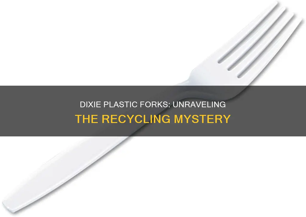 are dixie plastic forks recyclable