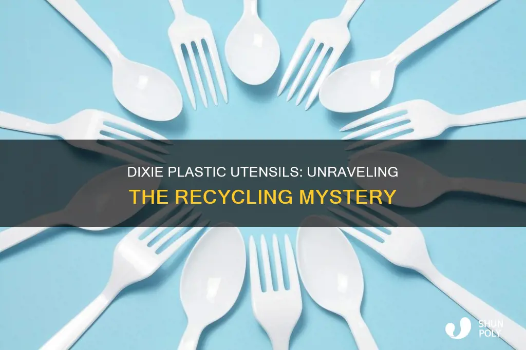 are dixie plastic utensils recyclable