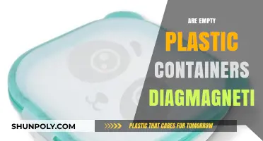 Plastic Containers: Magnetic or Diamagnetic?