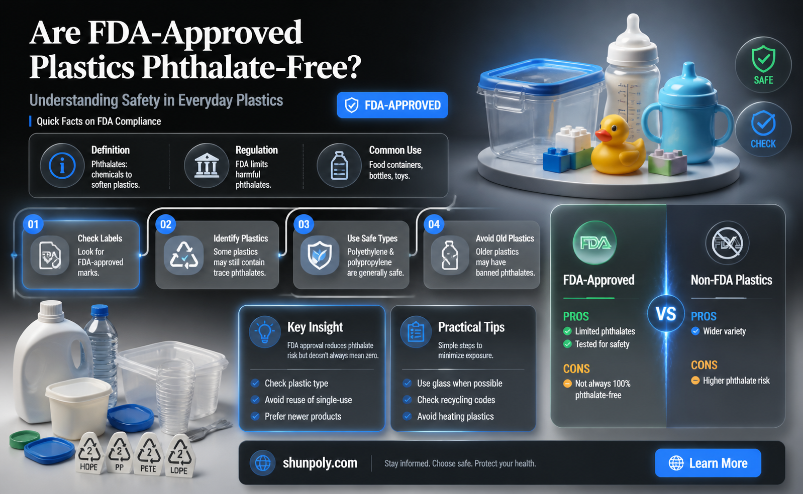 are fda approved plastics phtalate free