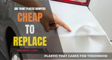How Affordable Are Plastic Front Bumpers to Replace?