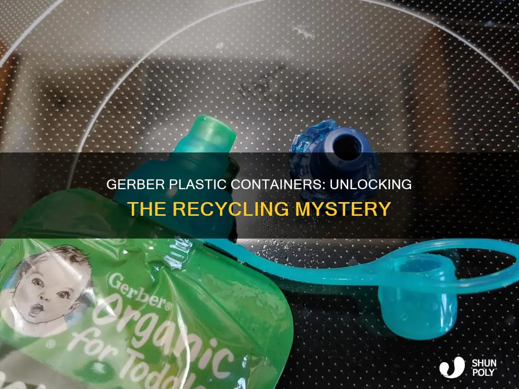 are gerber plastic containers recyclable