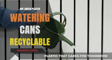 Eco-Friendly Gardening: The Recyclability of Green Plastic Watering Cans