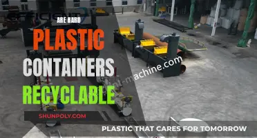 How to Recycle Hard Plastic Containers?