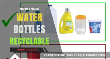 Are Hard Plastic Water Bottles Recyclable? A Comprehensive Guide