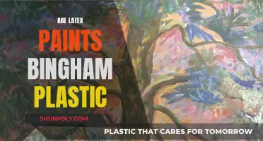 Latex Paints: Are They Bingham Plastic Fluids?