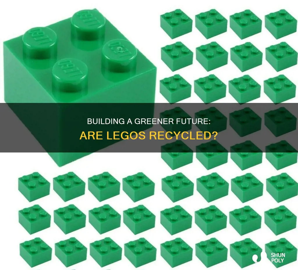 are legos made from recycled plastic