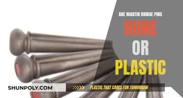 Martin Bridge Pins: Bone vs Plastic