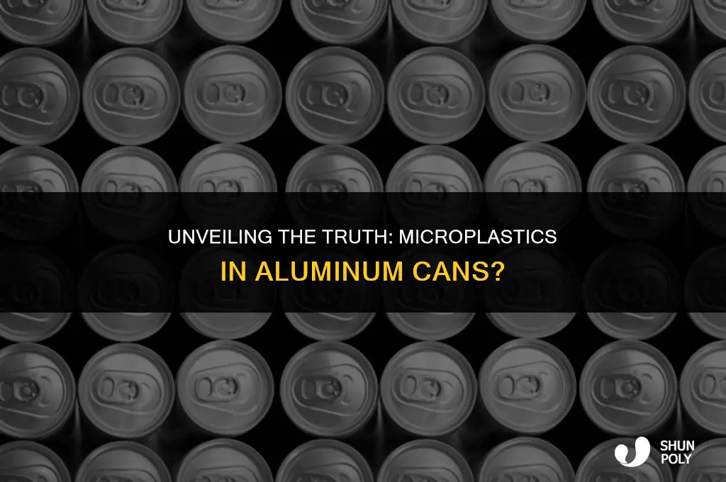 are micro plastics in aluminum cans