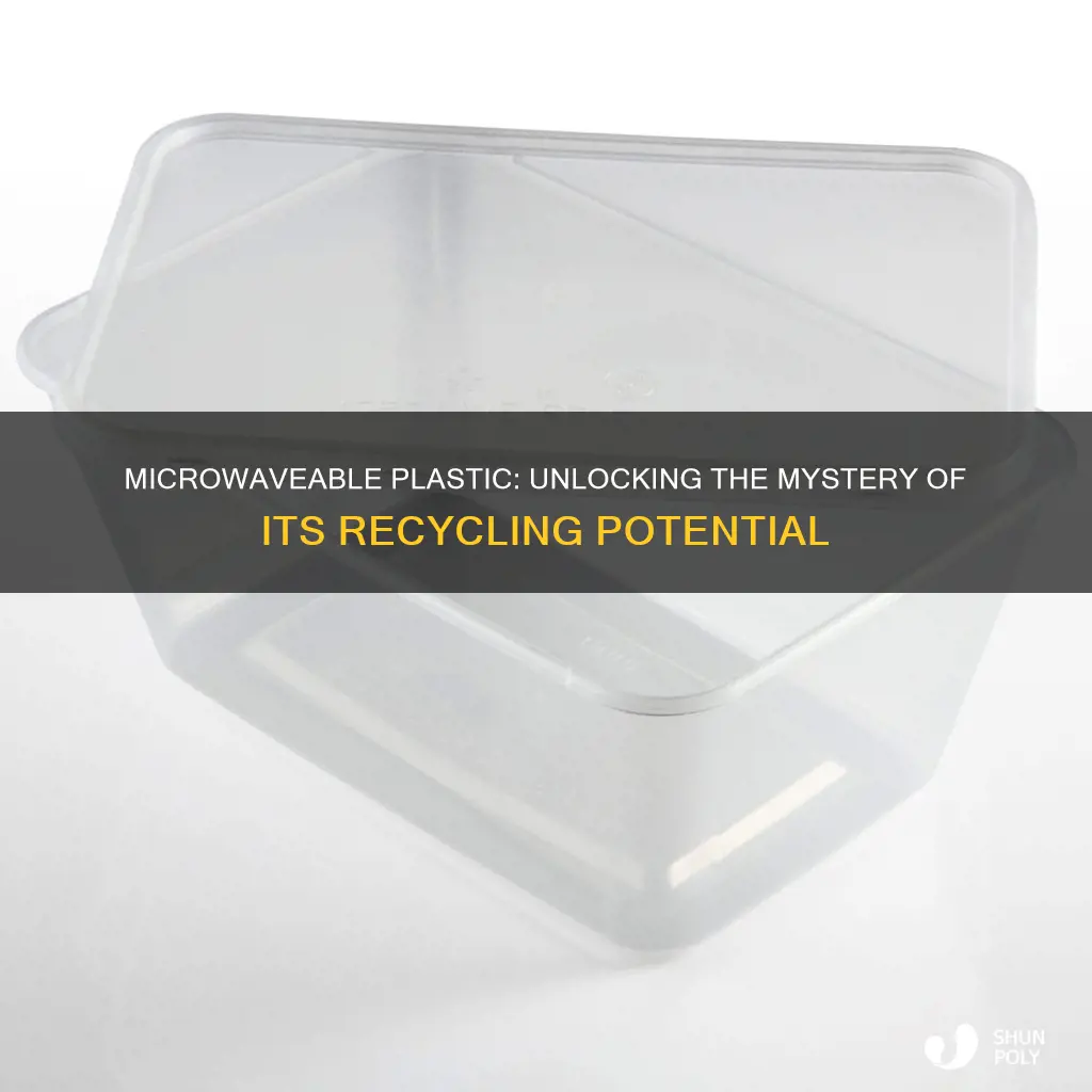 are microwaveable plastic recyclable