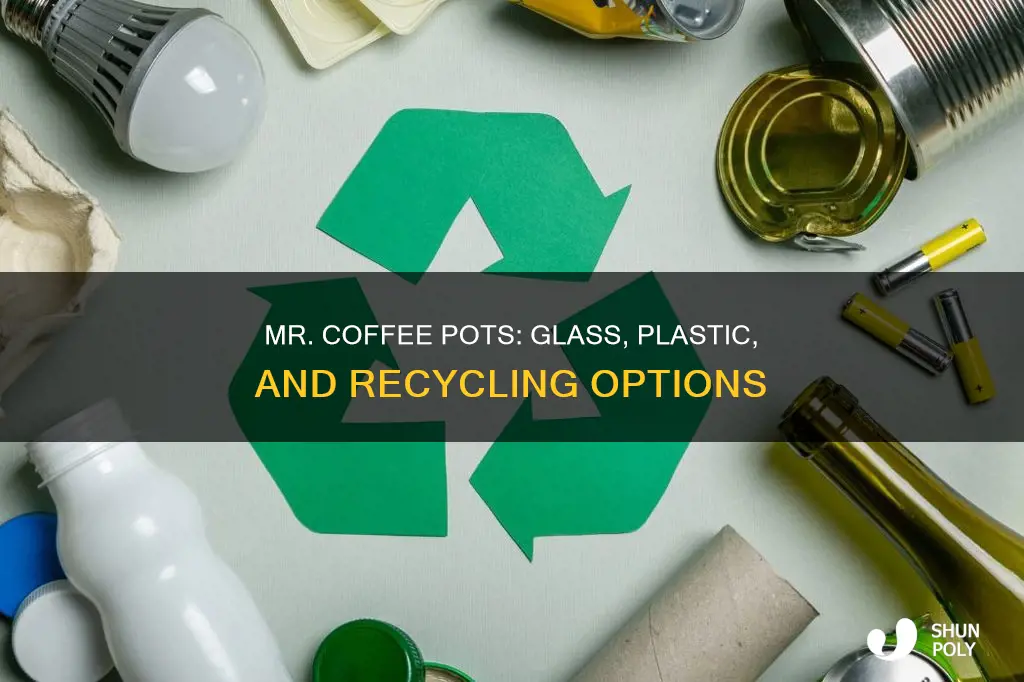 are mr coffee glass and plastic coffee pots recyclable