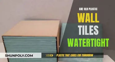 Old Plastic Wall Tiles: Are They Watertight?