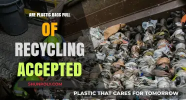 Recycling Centers: Plastic Bags Full of Recycling Accepted?