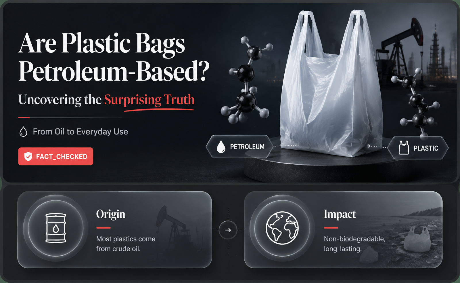 are plastic bags made out of petroleum
