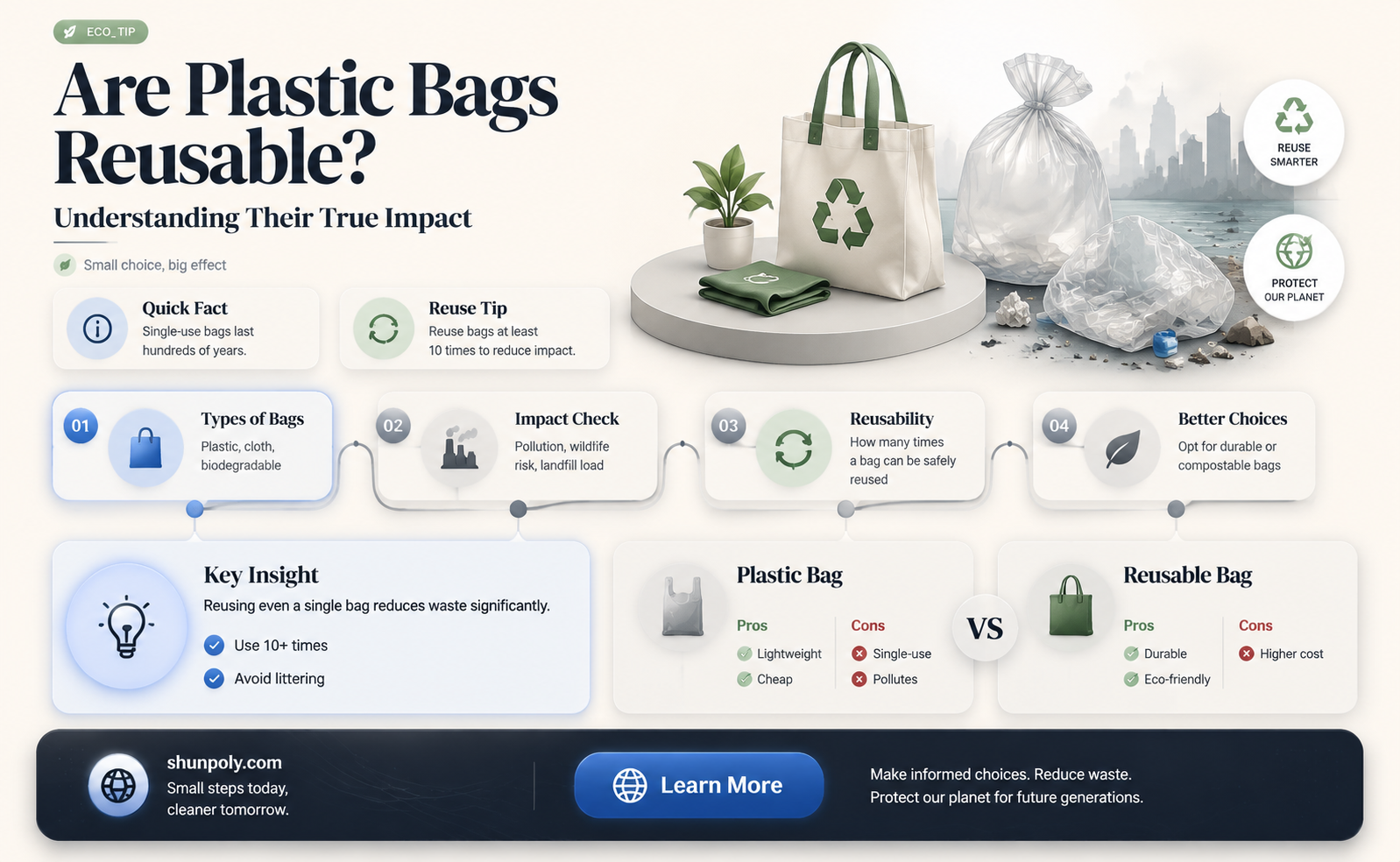 are plastic bags reusable
