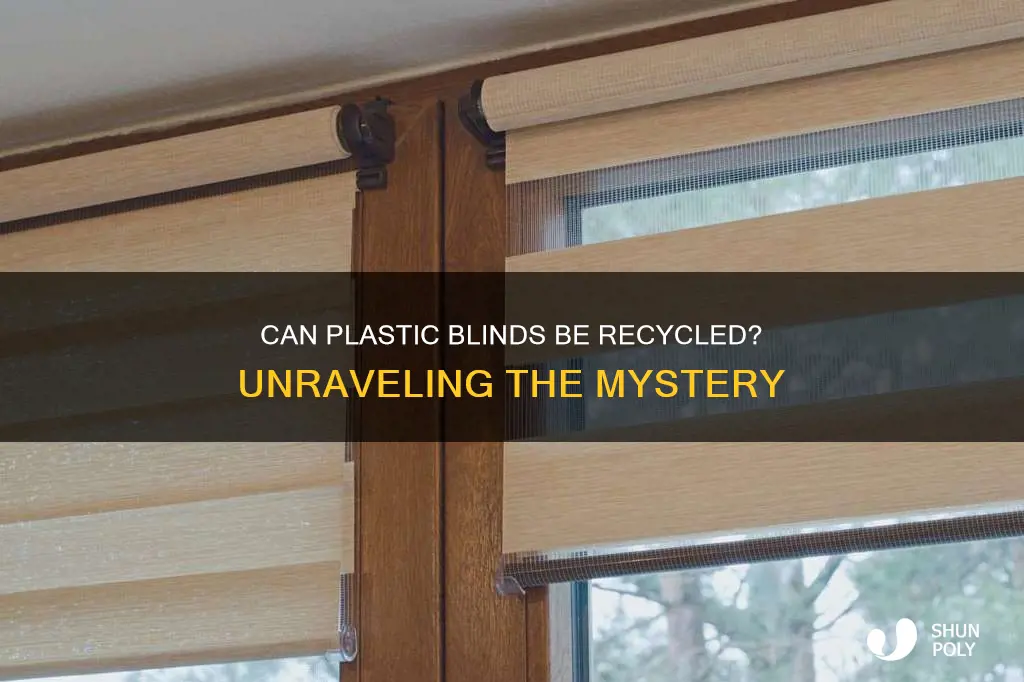 are plastic blinds recyclable