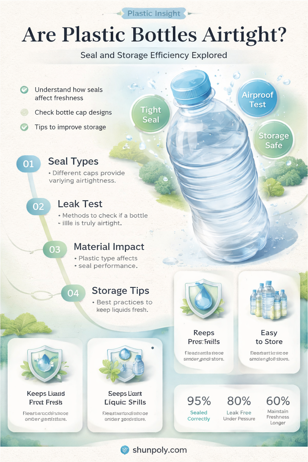 are plastic bottles airtight