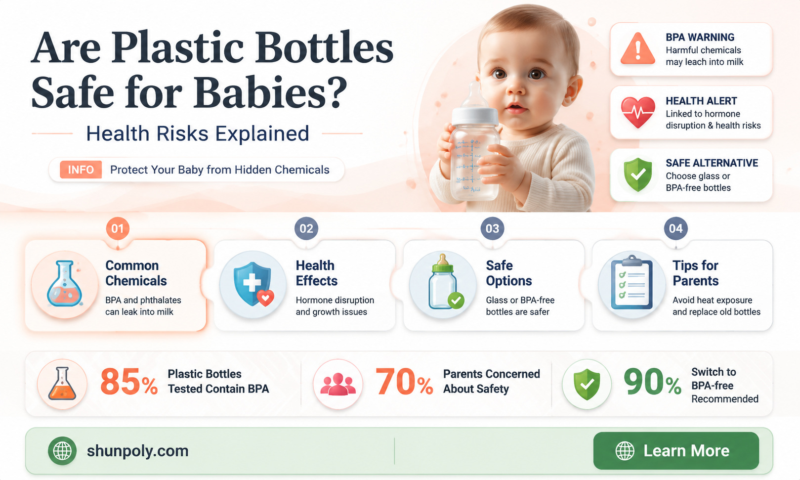 are plastic bottles bad for babies