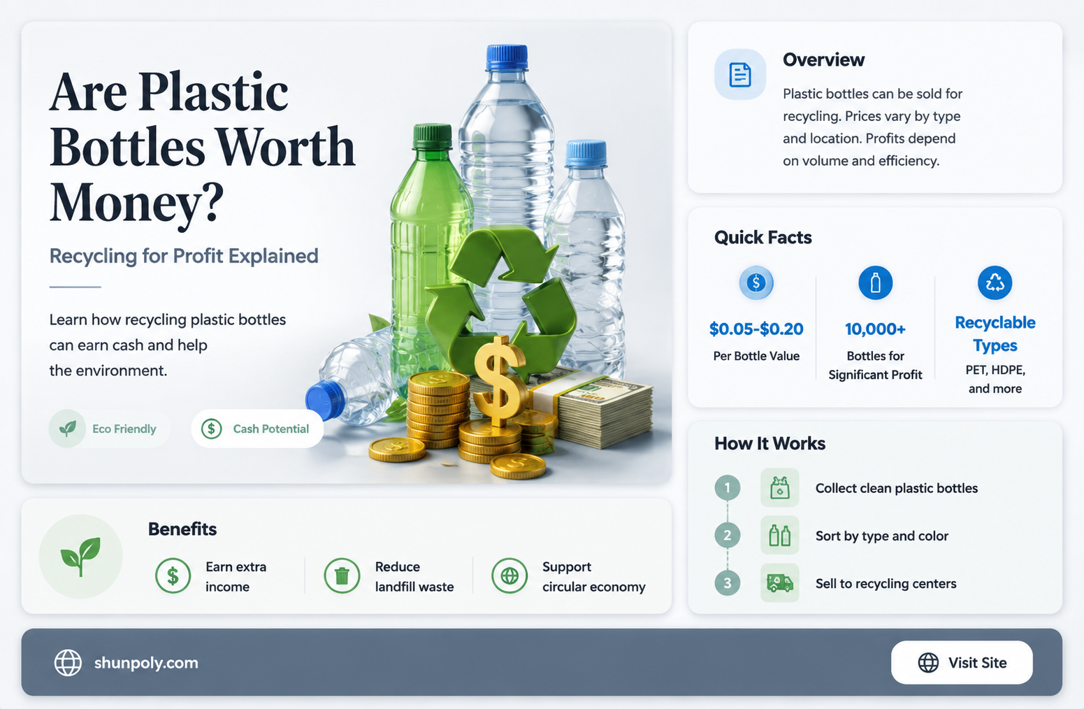 are plastic bottles worth money