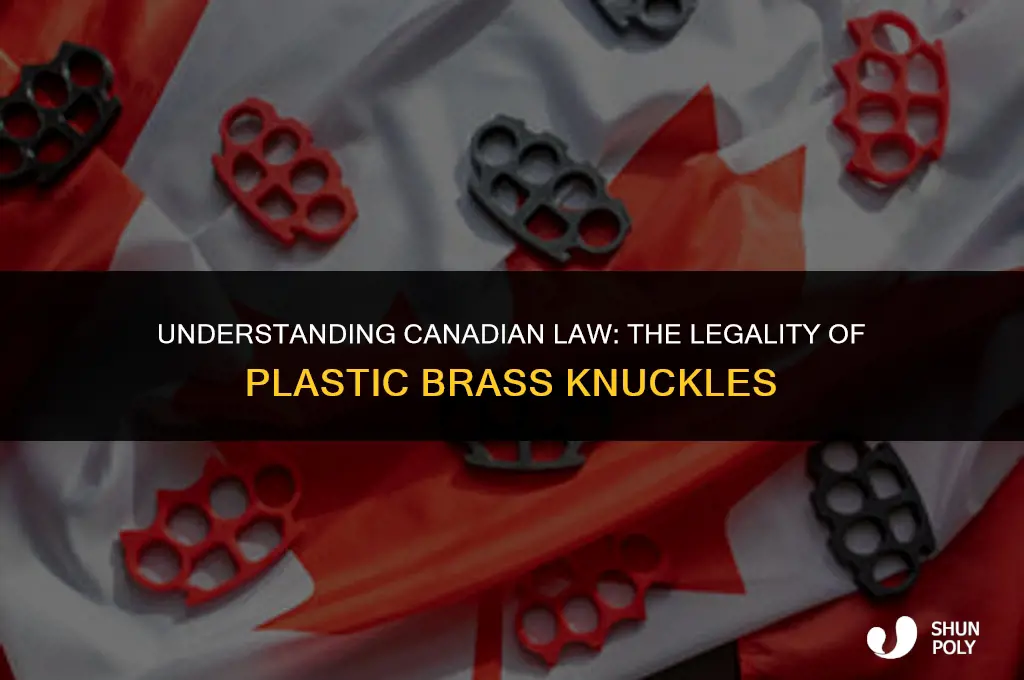 are plastic brass knuckles illegal in canada