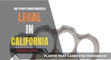 Brass Knuckles: Plastic, Yet Illegal in California