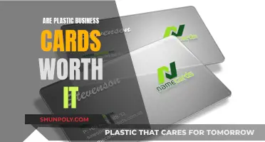 Business Cards: Plastic Worth the Price?