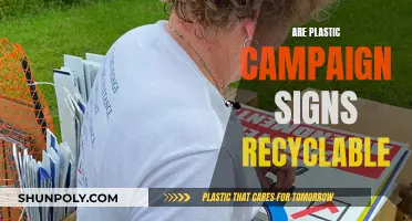 Recycling Plastic Campaign Signs: Unraveling the Green Myth