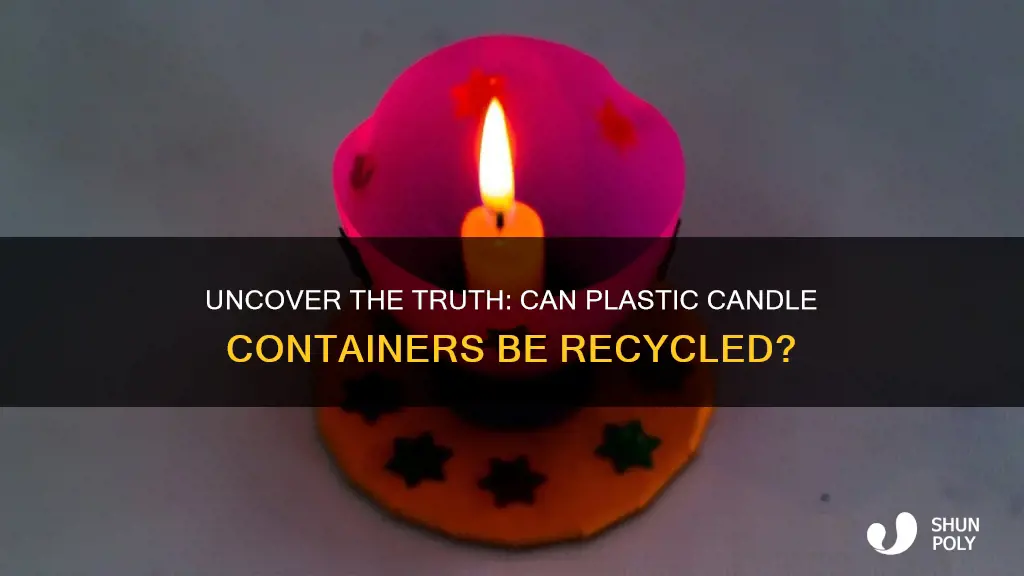 are plastic candle containers recyclable