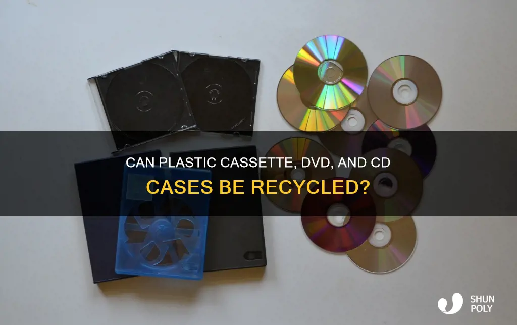 are plastic cassette dv cd cases recycleable