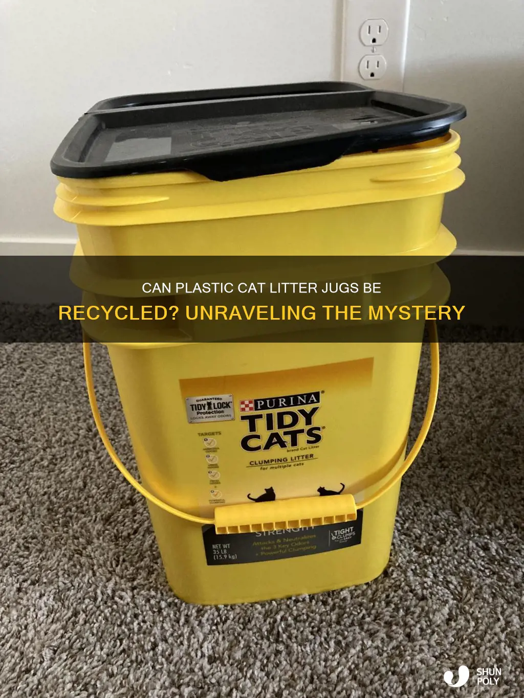 are plastic cat litter jugs ok to recycle